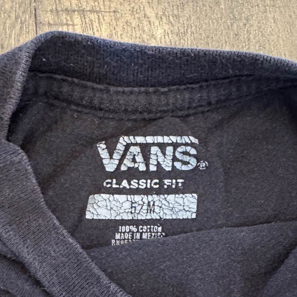 Vans Kids Black Tee with Pizza Skateboard Graphic - Picture 3 of 3